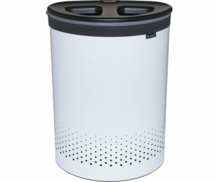 Brabantia Laundry Bin, 55 L dark grey / white