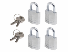 Master Lock 9120EURQNOPCC visiaci zámok s rovnakým kľúčom 4x1