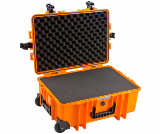 B&W Outdoor Case 6700 with pre-cut foam (SI) orange