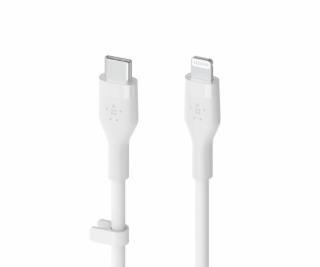 Belkin Flex Lightning/USB-C 15W 3m, mfi, 15W, white CAA00...