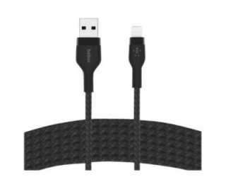 Belkin Flex Lightning/USB-A 3m mfi cert., black CAA010bt3MBK