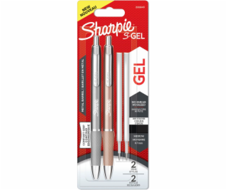 2x1 Sharpie S-Gel Metal Steel Grey + Rosegold 0,7 mm + 2 ...