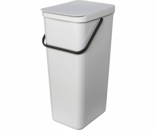 Brabantia Sort & Go Waste Bin Light Grey 40 L