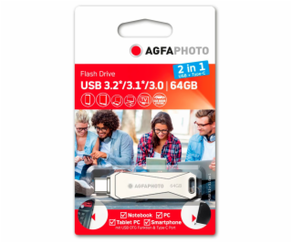 AgfaPhoto USB 3.0 2in1      64GB USB-TypeC