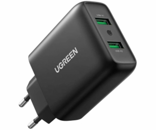 UGREEN Dual USB-A QC 3.0 36W Wall Charger