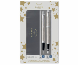 Parker IM Brushed Metal C.C. DuoSet vc. darkovy box