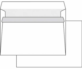 Samolepiaca obálka / s, C5, 162 x 229mm, biela, Krpa, poš...