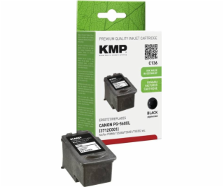 KMP C136 Tintenpatrone schwarz kompatibel mit Canon PG-56...