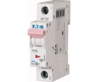 Eaton Overprournt Switch 1P D 2A 6KA AC PL6-D2/1 286540