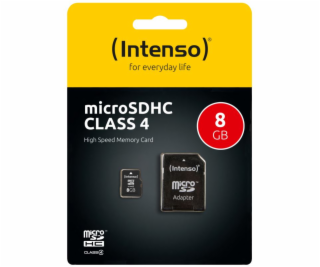 INTENSO Micro SDHC karta 8GB Class4