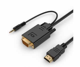 GEMBIRD Kábel HDMI Samec/VGA Samec +3,5mm Jack 3