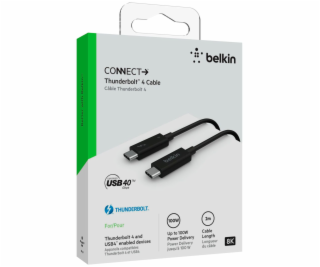 Belkin Thunderbolt 4-Cable USB-C 40Gb/s 100W 0,8m    INZ0...