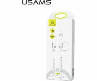 USB usams Djams kabel pletený kabel U31 USB-C na USB-C /L...