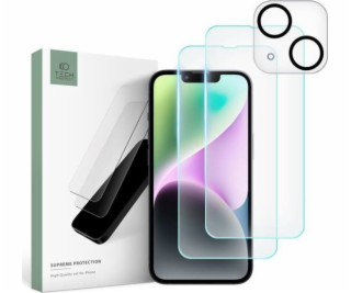 Tech-Protect Tempered Glass Tech-Protect Supreme Set iPho...