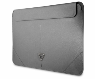 Guess Saffiano Triangle Metal Logo Computer Sleeve 16  Si...