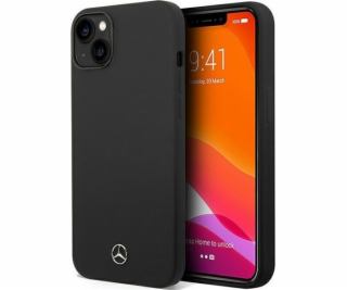 Mercedes Liquid Silicone Zadní Kryt pro iPhone 14 Plus Bl...