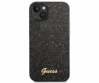 Guess PC/TPU Glitter Flakes Metal Logo Zadní Kryt pro iPh...