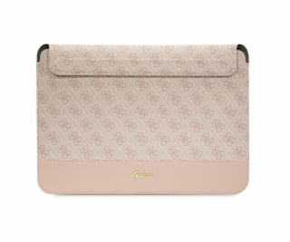 Guess 4G Stripe Metal Logo Computer Sleeve 14  Pink Nové