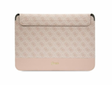 Guess 4G Stripe Metal Logo Computer Sleeve 14  Pink Nové