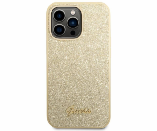 Guess PC/TPU Glitter Flakes Metal Logo Zadní Kryt pro iPh...