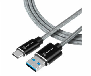 Tactical Fast Rope Aramid Cable USB-A/USB-C 0.3m Grey Nové