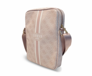 Guess PU 4G Printed Stripes Tablet Bag 10  Pink Nové