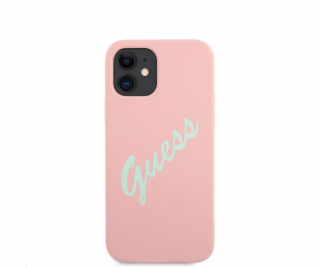 Guess Silicone Vintage Green Script Zadní Kryt pro iPhone...