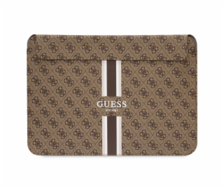 Guess PU 4G Printed Stripes Computer Sleeve 16  hnědý Nové