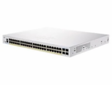 Cisco switch CBS250-48P-4X, 48xGbE RJ45, 4x10GbE SFP+, PoE+, 370W - REFRESH