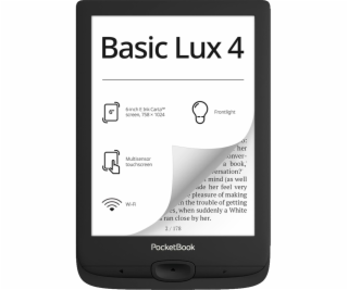 PocketBook Basic Lux 4 Ink Black