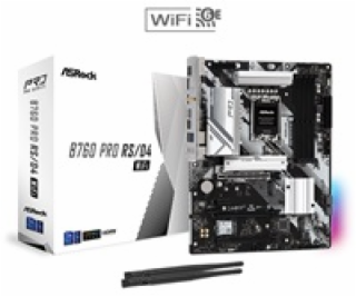 ASRock MB Sc LGA1700 B760 PRO RS/D4 WiFi, Intel B760, 4xD...