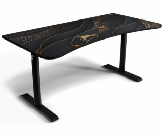 AROZZI herní stůl ARENA Gaming Desk Black Gold