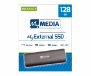 MyMedia SSD 128GB disk MyExternal, USB 3.2  Gen2 Solid St...