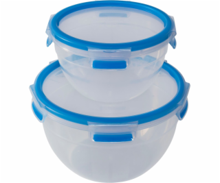 EMSA Clip&Close Food Storage Box    2-pcs round