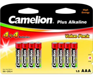 CAMELION Batérie alkalické PLUS AAA 8ks LR03 BP8