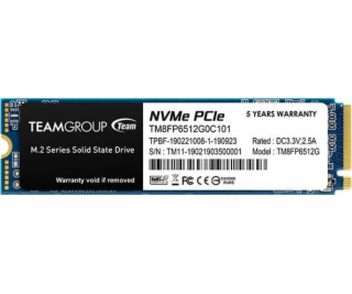 TEAM GROUP MP33, SSD 512GB/M.2 2280/M.2 NVMe