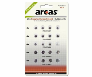 ARCAS Batérie 4xAG1/4xAG3/4xAG4/4xAG10/4xAG13