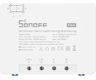 SONOFF POW R3, eWeLink Prepínač s meraním spo.