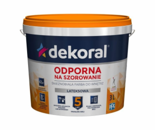 Barva Dekoral Acrylite ve sněhově bílé 3 l