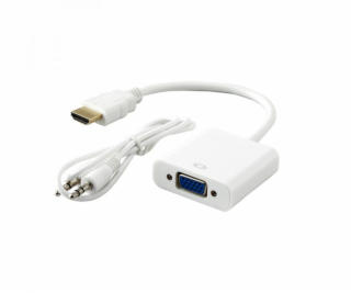 SBOX Adaptér HDMI samec/VGA samica+Audio