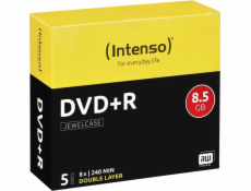 INTENSO DVD+R Slim Case 8,5GB DL 5ks