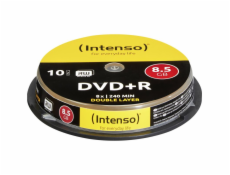 INTENSO DVD+R Cake Case 8,5GB DL 10ks