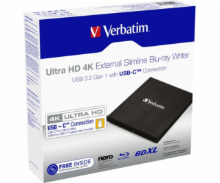 VERBATIM Blu-ray Slimline, Externá mechanika