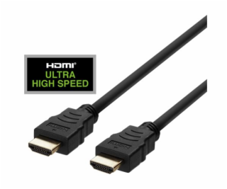 DELTACO Kábel HDMI 2.1 M/M 3m, 8K Ultra High, čier