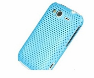 OEM Zadný ochranný kryt Mesh Light Blue pre HTC Wi