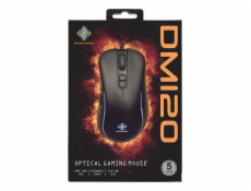 DELTACO GAM-104 GAMING DM120, Myš, USB, čierna