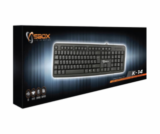 SBOX K-14 USB Klávesnica SK/CZ