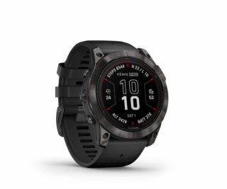 GARMIN Fénix 7X Pro, Sapphire, Solar, Black Band