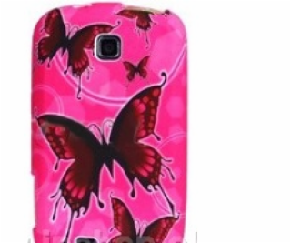 OEM Ochranný kryt pre Pink Butterfly na Samsung Ga