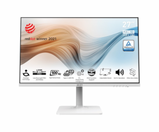 MSI Modern/MD272XPW/27 /IPS/FHD/100Hz/1ms/White/3R